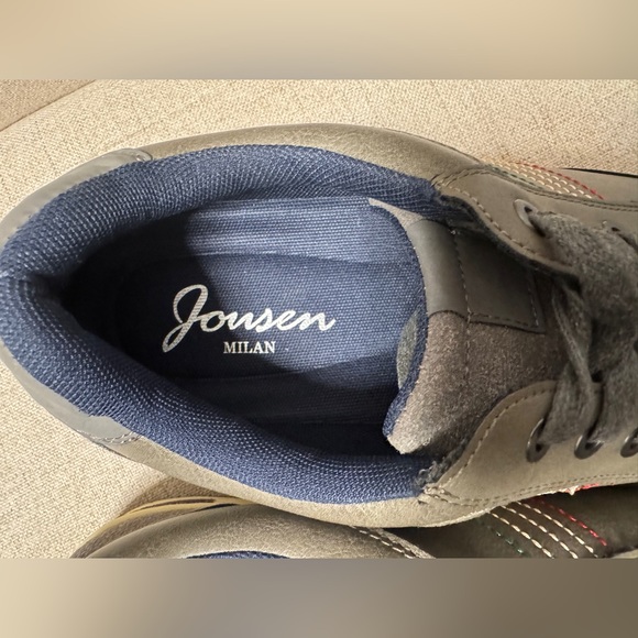 Jousen Milan Men's Sneakers, Classic Casual Leather Shoes - Picture 4 of 5